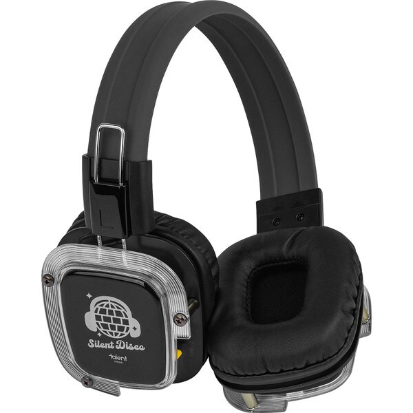 Main product image for Talent Silent Disco Prism Color Changing Headphone 10 Pack with Portable Transmitter233-3541